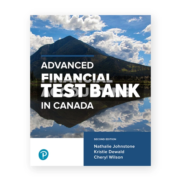 Advanced Accounting in Canada (Canadian) 2nd edition Johnstone Test Bank