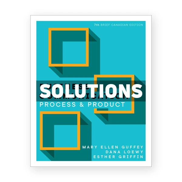 Business Communication Process and Product (Canadian) 7th edition Guffey Solutions Manual