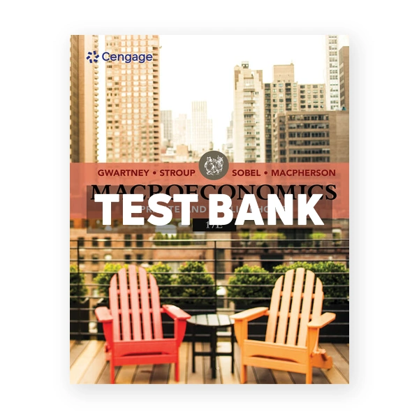 Macroeconomics Private and Public Choice 17th edition Gwartney Test Bank
