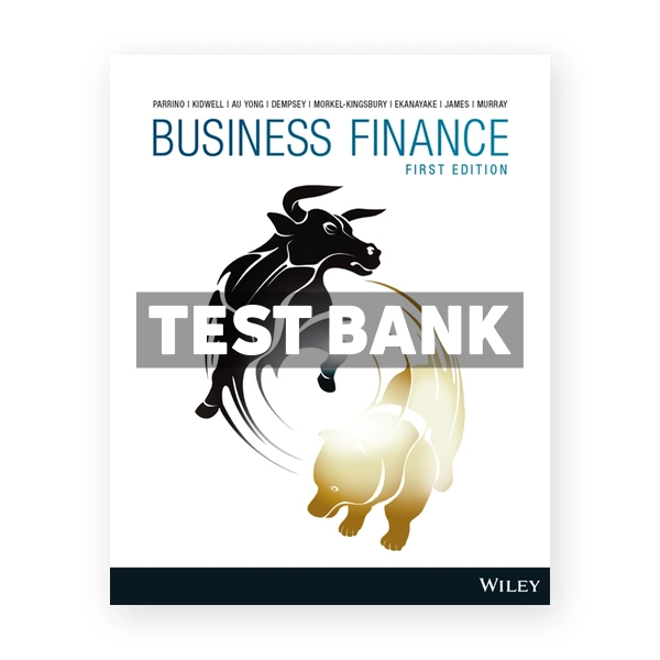Business Finance 1st edition Kidwell Test Bank