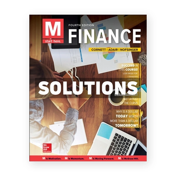 M Finance 4th edition Cornett Solutions Manual