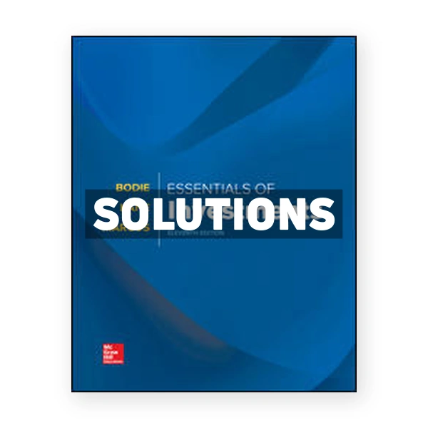 Essentials of Investments 11th edition Bodie Solutions Manual