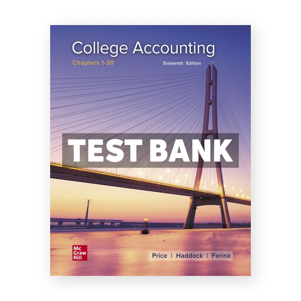 College Accounting 16th edition Price Test Bank
