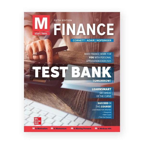 M Finance 5th edition Cornett Test Bank