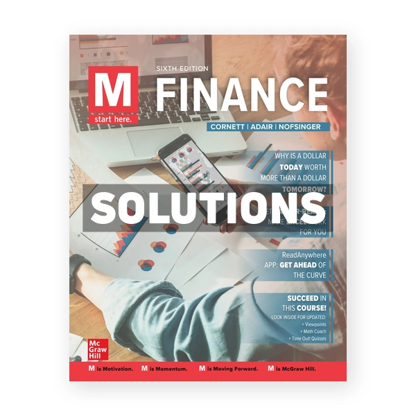 M Finance 6th edition Cornett Solutions Manual