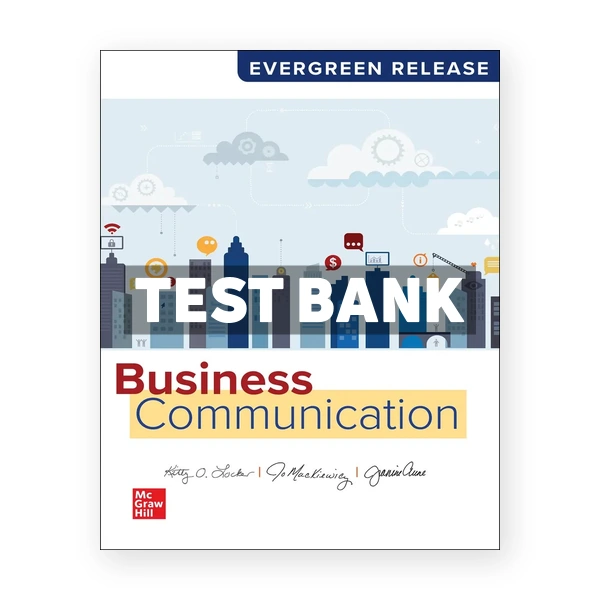 Business Communication 2025 Release 1st edition Locker Test Bank