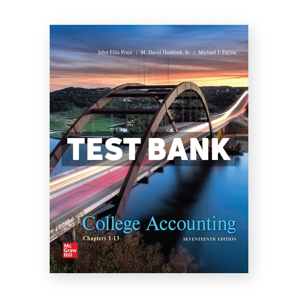 College Accounting 17th edition Price Test Bank