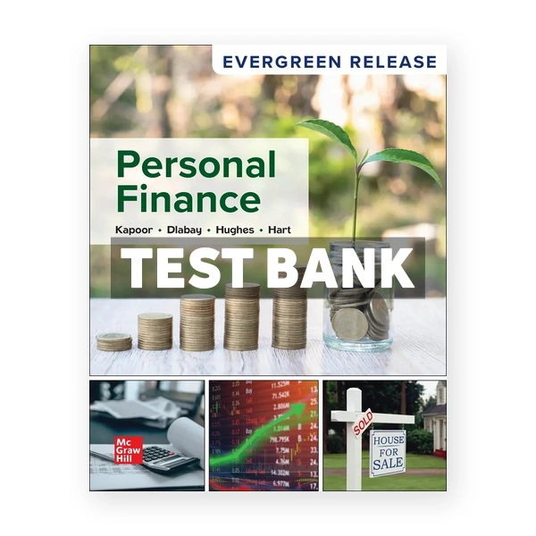 Personal Finance 2025 Release 1st edition Kapoor Test Bank