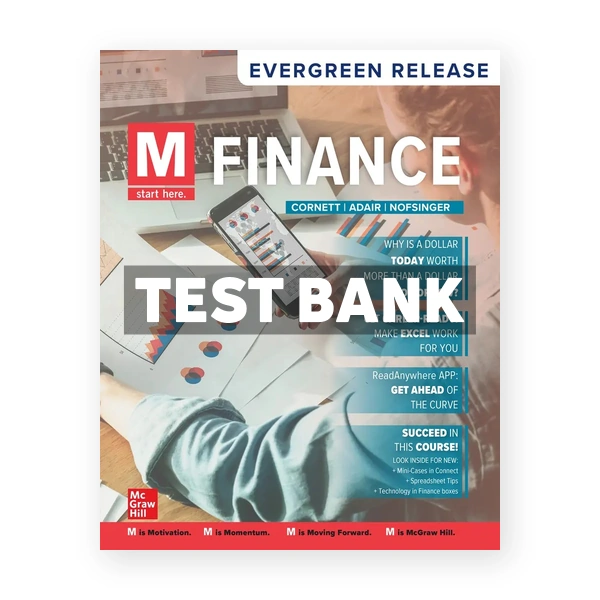M Finance 2026 Release 1st edition Cornett Test Bank