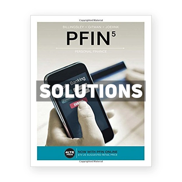 PFIN5 5th edition Billingsley Solutions Manual