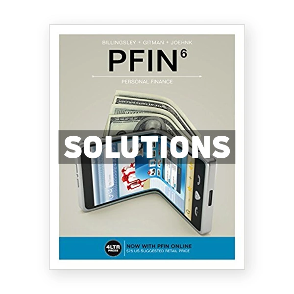 PFIN 6th edition Billingsley Solutions Manual
