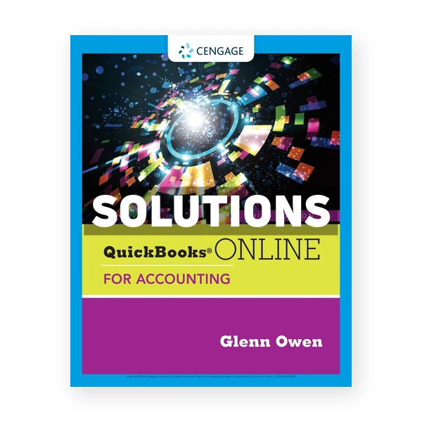 Using QuickBooks Online for Accounting 3rd edition Owen Solutions Manual