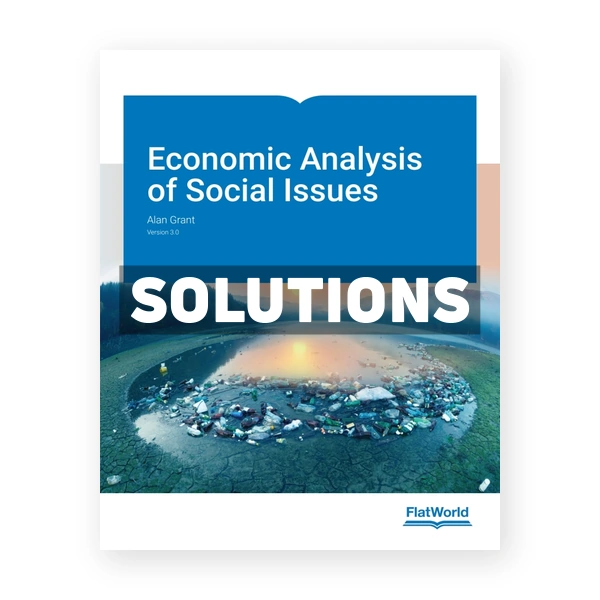 Economic Analysis of Social Issues v3 1st edition Grant Solutions Manual