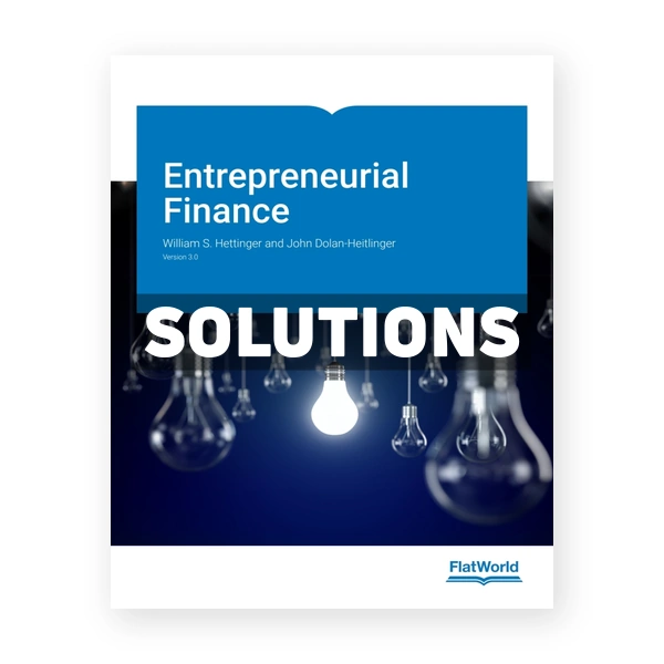 Entrepreneurial Finance v3 1st edition Hettinger Solutions Manual