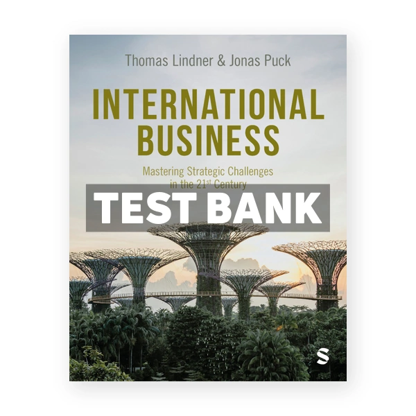 International Business 1st edition Lindner Test Bank